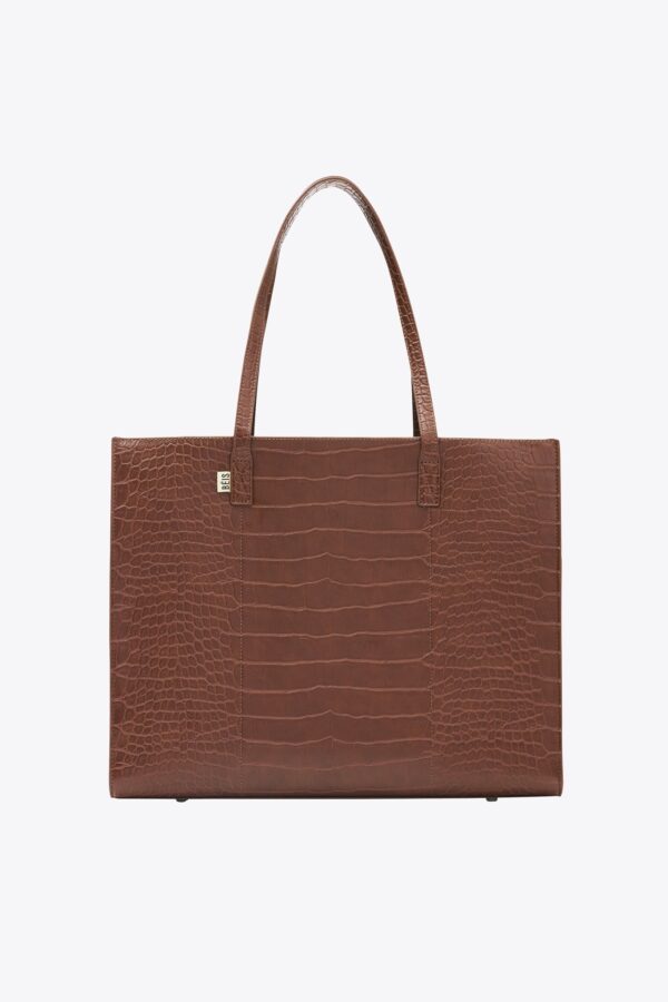 Resale The Large Work Tote in Maple Croc - Image 12