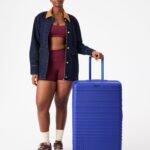 Resale The Large Check-In Roller in Cobalt Blue