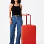 The Medium Check-In Luggage Cover in Flame