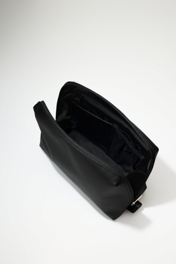 The Medium Cosmetic Pouch in Black - Image 3