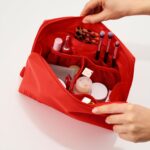 The Medium Cosmetic Pouch in Flame
