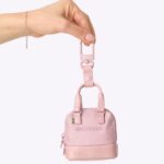 The Micro Weekender Charm in Atlas Pink