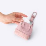 The Micro Weekender Charm in Atlas Pink