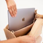 The Large Work Tote in Beige