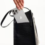 Resale The Work Tote in Black Croc
