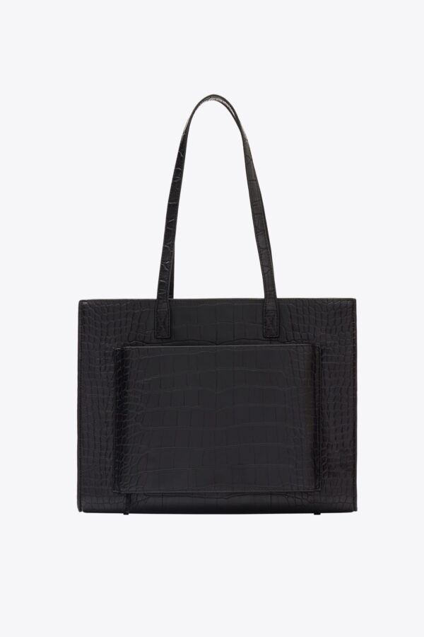 Resale The Work Tote in Black Croc - Image 3