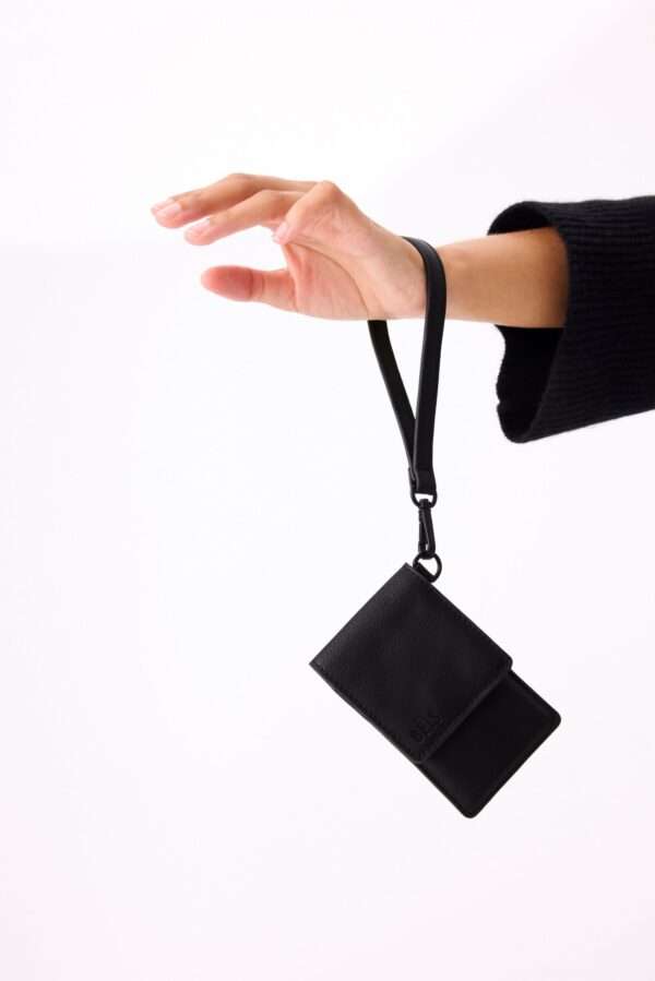 The ID Wristlet in Black - Image 4