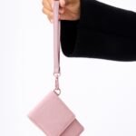 The ID Wristlet in Atlas Pink