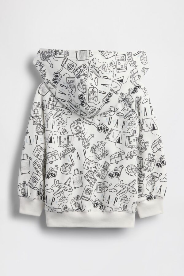 GAP X BÉIS Doodle Hoodie in Optic White - Image 2