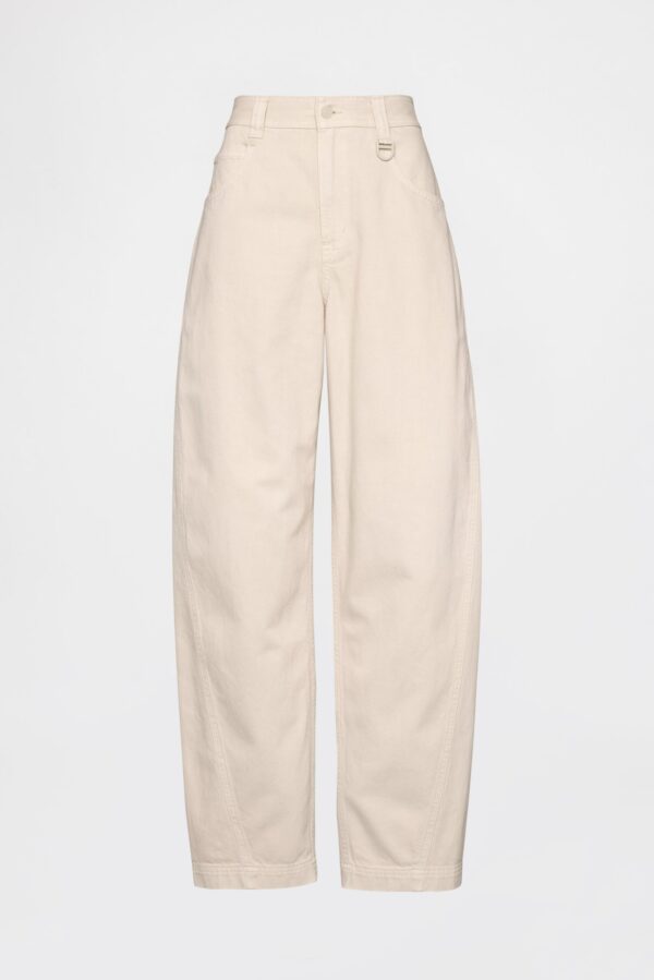 GAP X BEIS Relaxed Barrel Jeans in Light Tundra