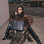 Resale The Work Tote in Black Croc